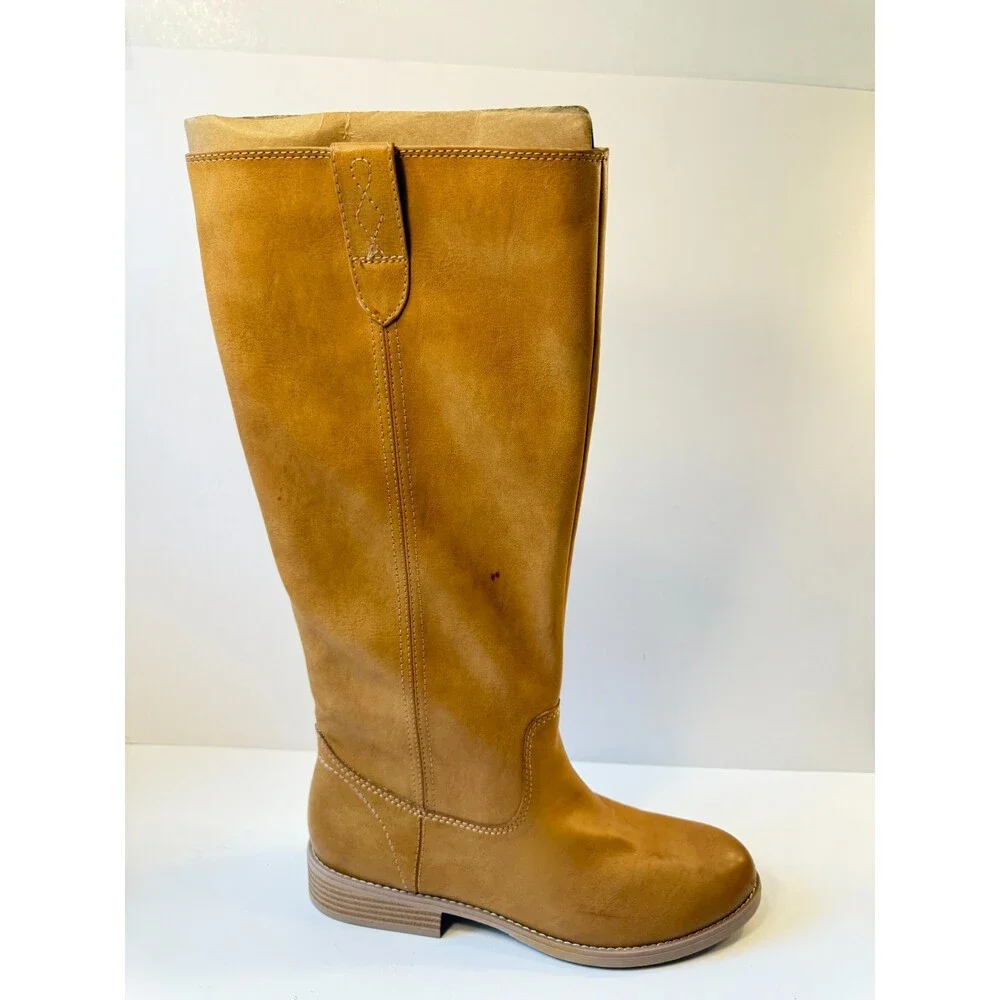 Crown Vintage Womens Boots Brown Leather US 10.5